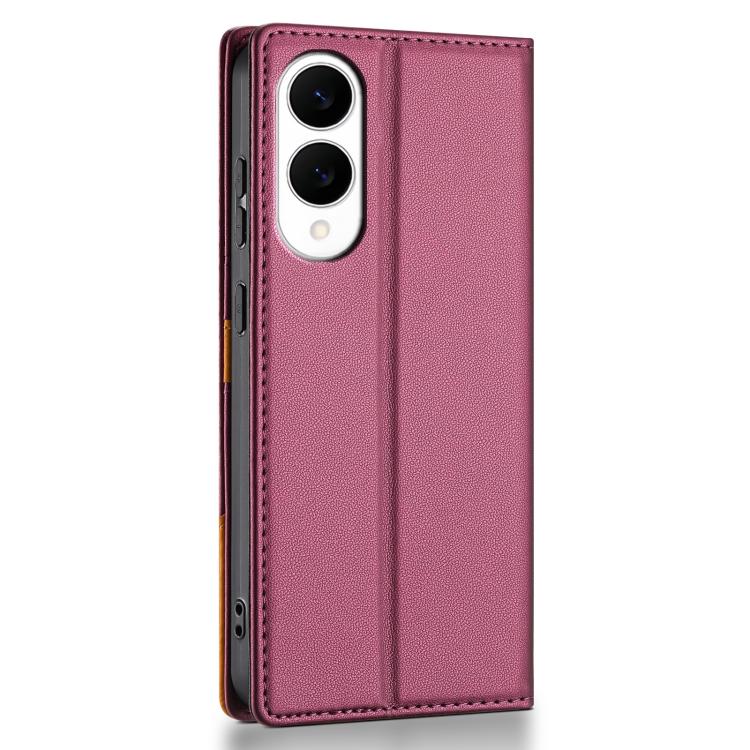 For Samsung Galaxy S25 Edge 5G N.BEKUS P3 RFID Stitching Magnetic Flip Leather Phone Case