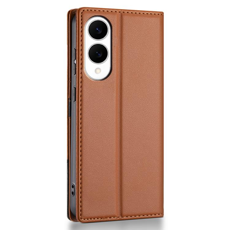 For Samsung Galaxy S25 Edge 5G N.BEKUS P3 RFID Stitching Magnetic Flip Leather Phone Case