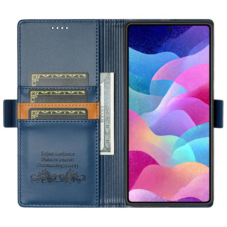 For Samsung Galaxy S24 Ultra 5G N.BEKUS P3 RFID Stitching Magnetic Flip Leather Phone Case