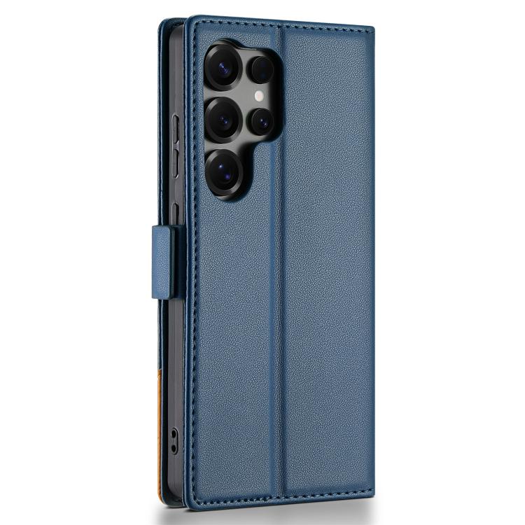 For Samsung Galaxy S23 Ultra 5G N.BEKUS P3 RFID Stitching Magnetic Flip Leather Phone Case