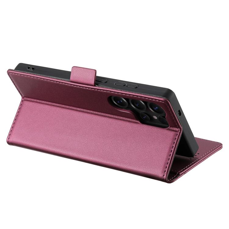For Samsung Galaxy S23 Ultra 5G N.BEKUS P3 RFID Stitching Magnetic Flip Leather Phone Case