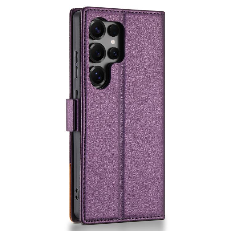 For Samsung Galaxy S22 Ultra 5G N.BEKUS P3 RFID Stitching Magnetic Flip Leather Phone Case