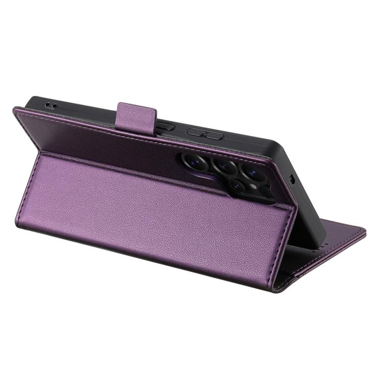 For Samsung Galaxy S22 Ultra 5G N.BEKUS P3 RFID Stitching Magnetic Flip Leather Phone Case