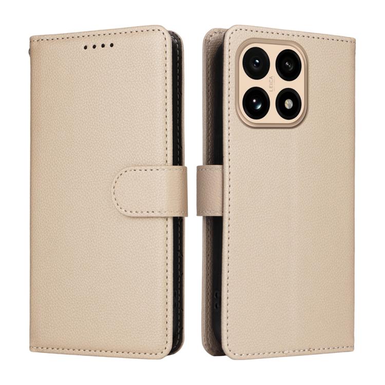 For Xiaomi 15T 5G Litchi Texture RFID Blocking 3-Card Wallet Leather Phone Case