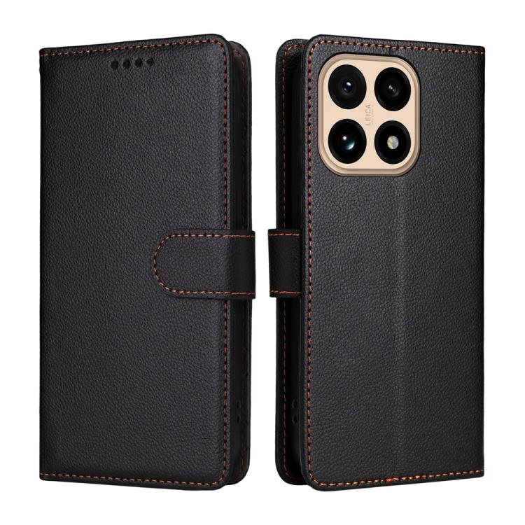 For Xiaomi 15T 5G Litchi Texture RFID Blocking 3-Card Wallet Leather Phone Case