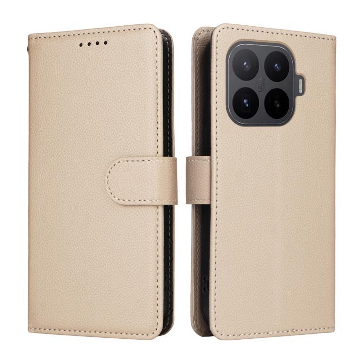 For Xiaomi 17T 5G Litchi Texture RFID Blocking 3-Card Wallet Leather Phone Case