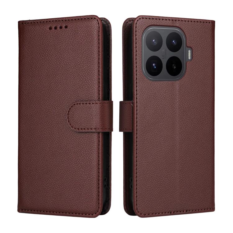 For Xiaomi 17T 5G Litchi Texture RFID Blocking 3-Card Wallet Leather Phone Case