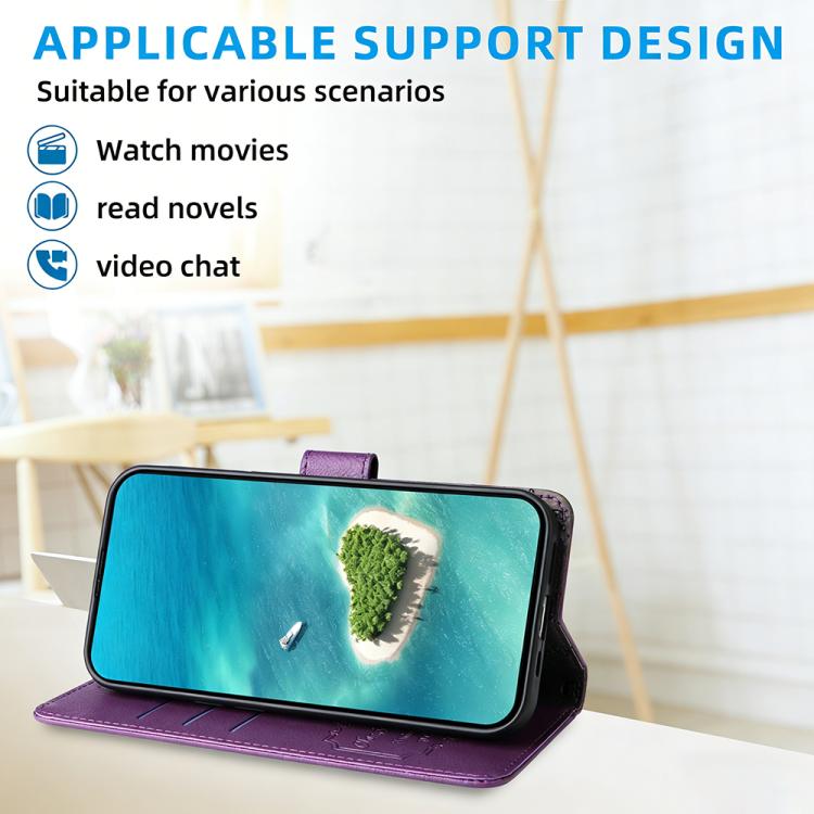 For Xiaomi 17T 5G Litchi Texture RFID Blocking 3-Card Wallet Leather Phone Case