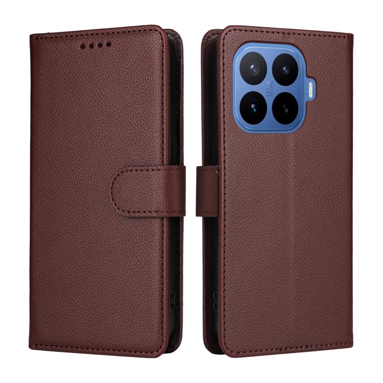For Xiaomi 17T Pro 5G Litchi Texture RFID Blocking 3-Card Wallet Leather Phone Case