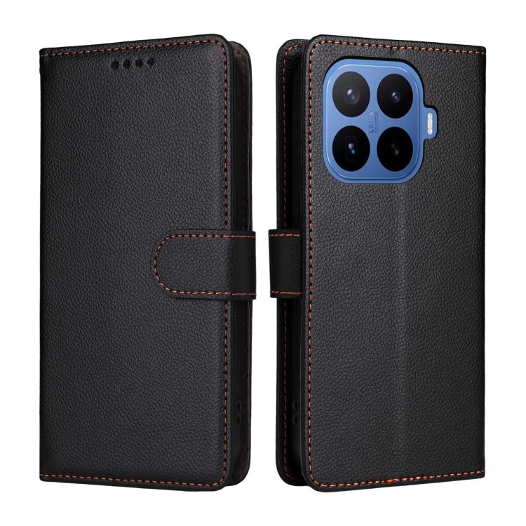 For Xiaomi 17T Pro 5G Litchi Texture RFID Blocking 3-Card Wallet Leather Phone Case