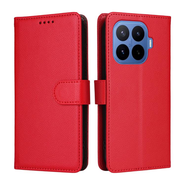 For Xiaomi 17T Pro 5G Litchi Texture RFID Blocking 3-Card Wallet Leather Phone Case