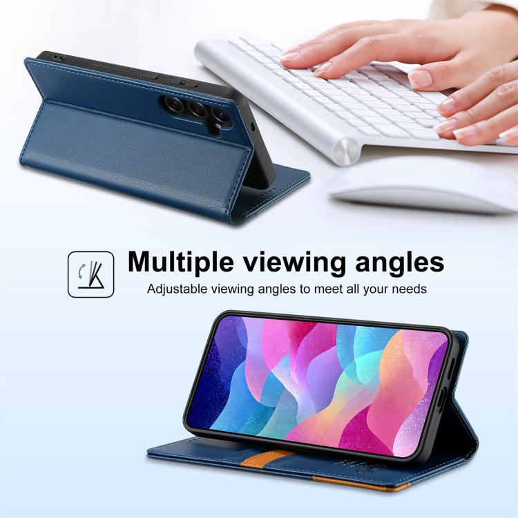 For Samsung Galaxy A53 5G N.BEKUS P3 RFID Stitching Magnetic Flip Leather Phone Case