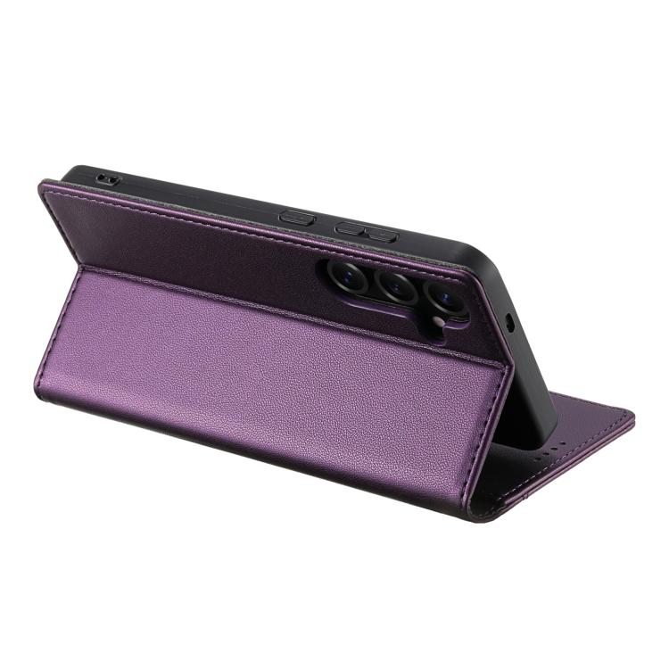 For Samsung Galaxy A24 4G N.BEKUS P3 RFID Stitching Magnetic Flip Leather Phone Case