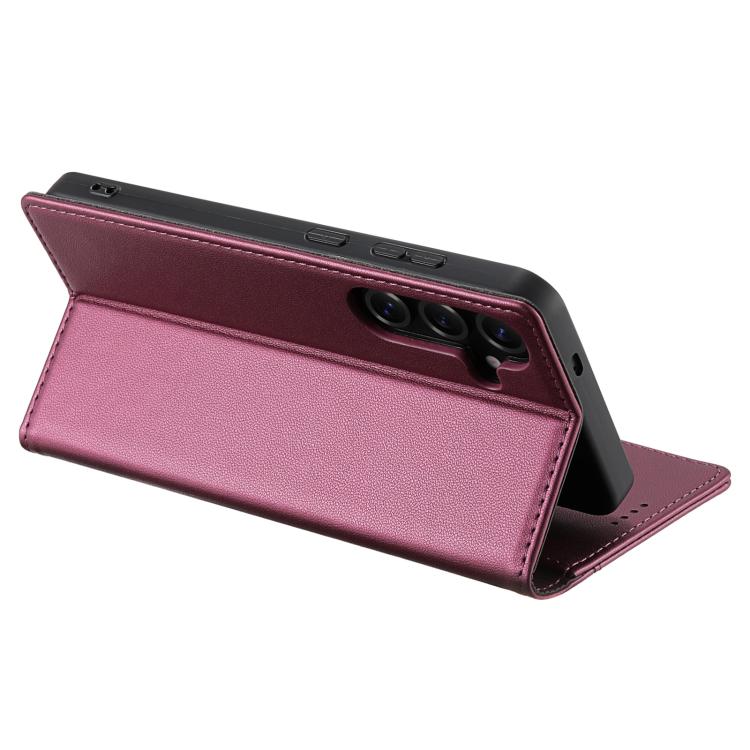 For Samsung Galaxy A24 4G N.BEKUS P3 RFID Stitching Magnetic Flip Leather Phone Case