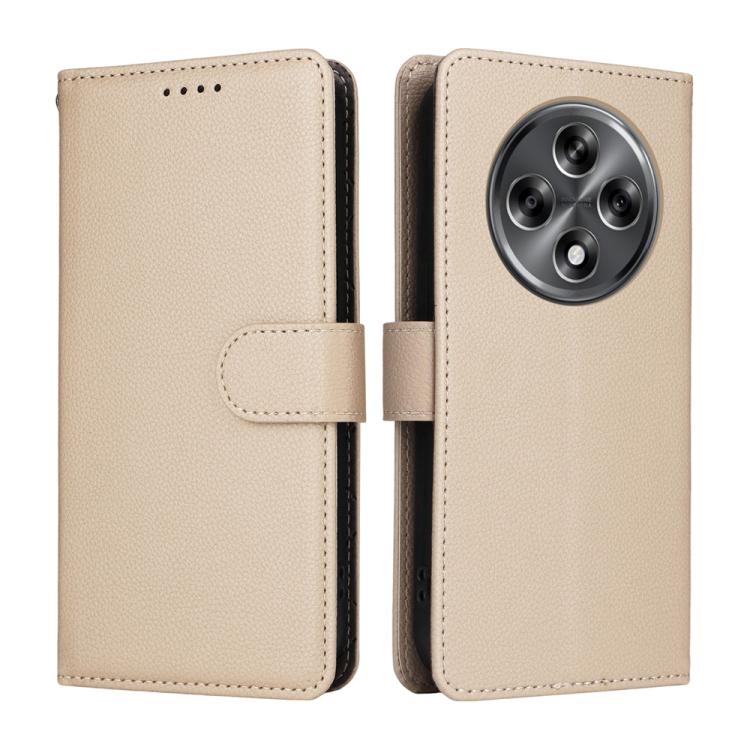 Realme 13 5G / 12 5G / 12x / C65 5G / C63 5G Litchi Texture RFID Blocking 3-Card Wallet Leather Phone Case