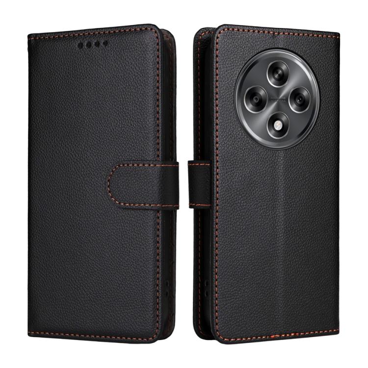 Realme 13 5G / 12 5G / 12x / C65 5G / C63 5G Litchi Texture RFID Blocking 3-Card Wallet Leather Phone Case
