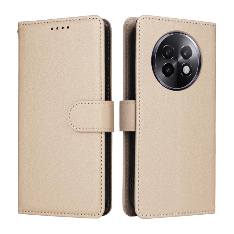 For Realme 13+ / Realme 13 Pro Litchi Texture RFID Blocking 3-Card Wallet Leather Phone Case