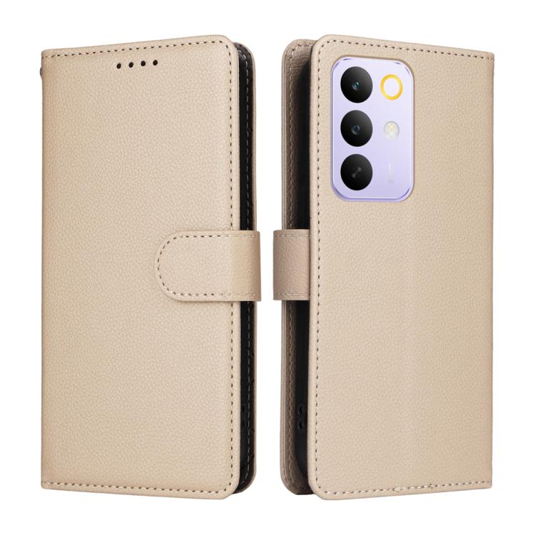 For Realme C85 Pro 4G Litchi Texture RFID Blocking 3-Card Wallet Leather Phone Case