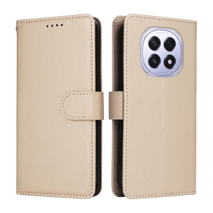 For OPPO F29 5G Global Litchi Texture RFID Blocking 3-Card Wallet Leather Phone Case