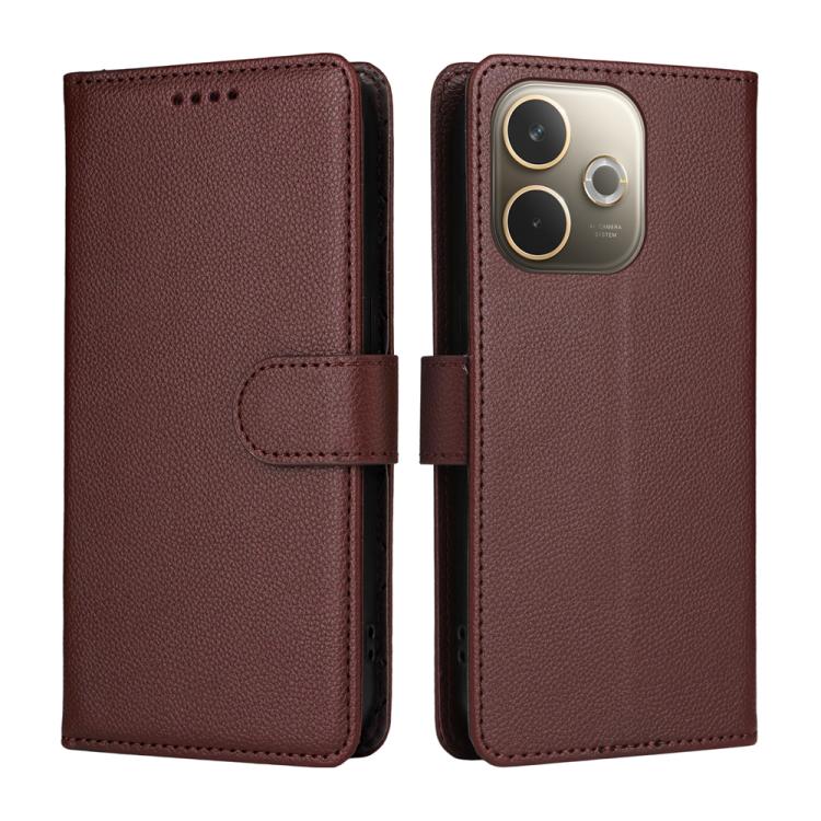 For OPPO A5 Pro 5G / 4G / A5 Energy 5G Litchi Texture RFID Blocking 3-Card Wallet Leather Phone Case