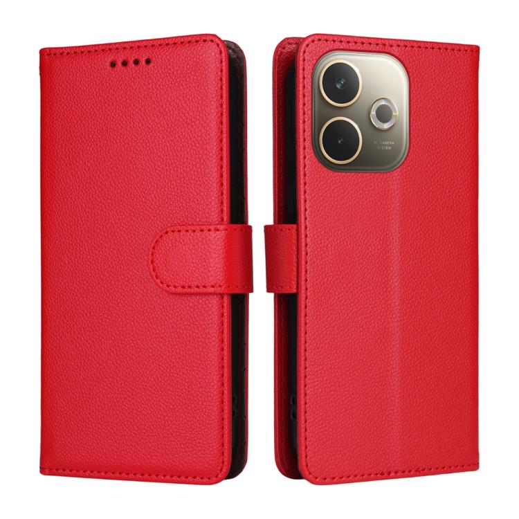 For OPPO A5 Pro 5G / 4G / A5 Energy 5G Litchi Texture RFID Blocking 3-Card Wallet Leather Phone Case