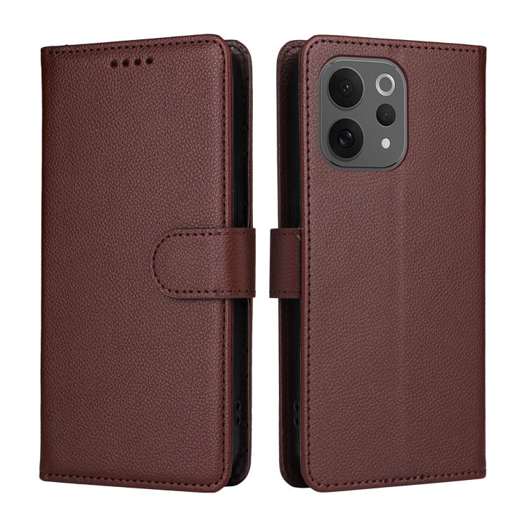 For vivo S50 5G / V70 5G Litchi Texture RFID Blocking 3-Card Wallet Leather Phone Case