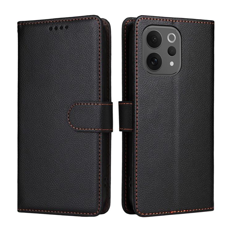 For vivo S50 5G / V70 5G Litchi Texture RFID Blocking 3-Card Wallet Leather Phone Case