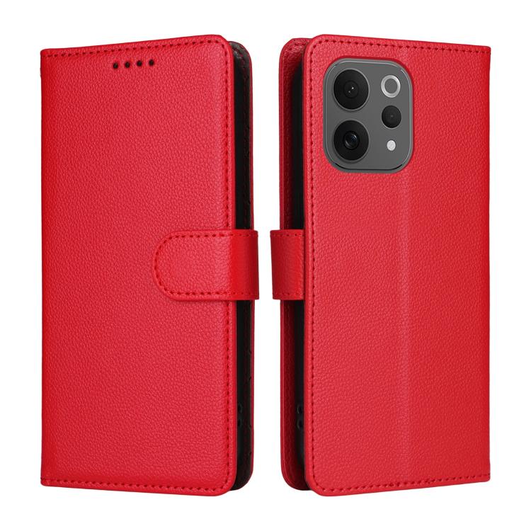 For vivo S50 5G / V70 5G Litchi Texture RFID Blocking 3-Card Wallet Leather Phone Case