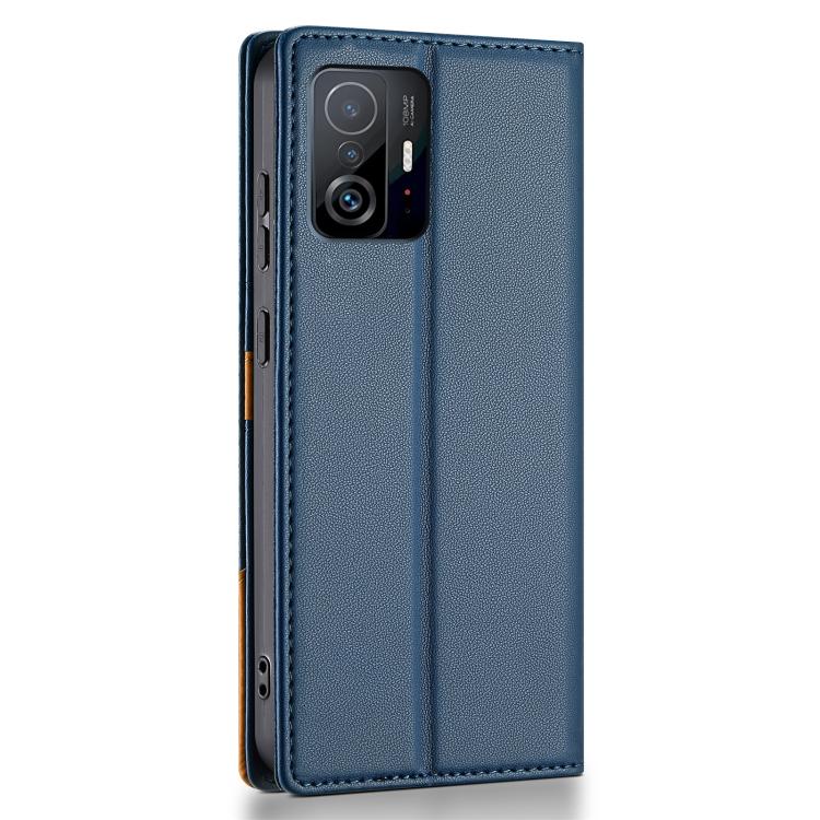 For Xiaomi 11T / 11T Pro N.BEKUS P3 RFID Stitching Magnetic Flip Leather Phone Case