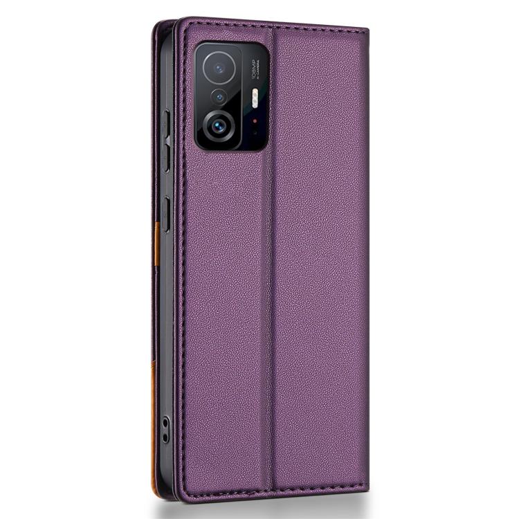 For Xiaomi 11T / 11T Pro N.BEKUS P3 RFID Stitching Magnetic Flip Leather Phone Case