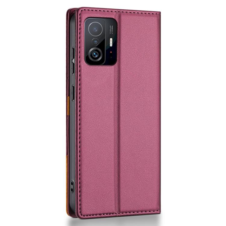 For Xiaomi 11T / 11T Pro N.BEKUS P3 RFID Stitching Magnetic Flip Leather Phone Case