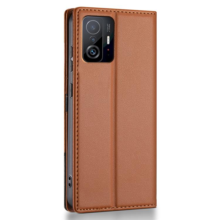 For Xiaomi 11T / 11T Pro N.BEKUS P3 RFID Stitching Magnetic Flip Leather Phone Case