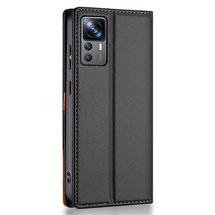 For Xiaomi 12T / 12T Pro N.BEKUS P3 RFID Stitching Magnetic Flip Leather Phone Case