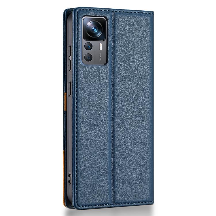 For Xiaomi 12T / 12T Pro N.BEKUS P3 RFID Stitching Magnetic Flip Leather Phone Case