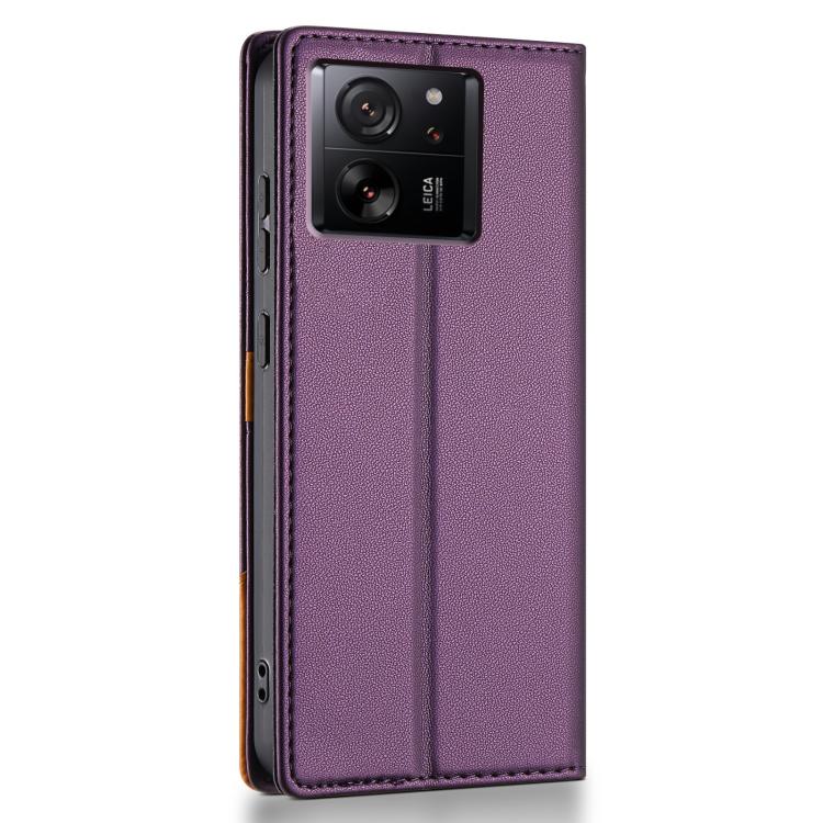 For Xiaomi 13T / 13T Pro N.BEKUS P3 RFID Stitching Magnetic Flip Leather Phone Case
