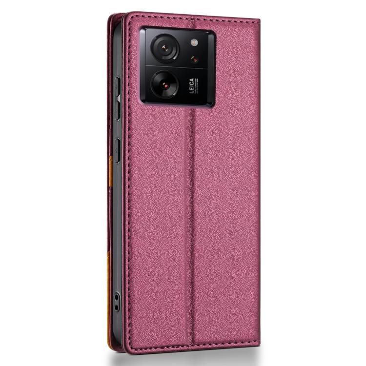 For Xiaomi 13T / 13T Pro N.BEKUS P3 RFID Stitching Magnetic Flip Leather Phone Case