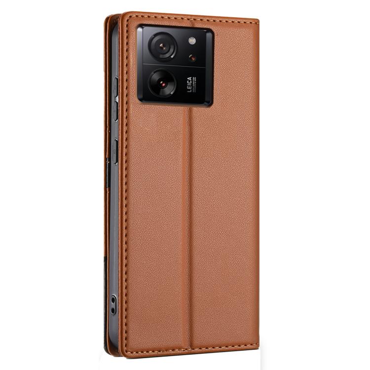 For Xiaomi 13T / 13T Pro N.BEKUS P3 RFID Stitching Magnetic Flip Leather Phone Case