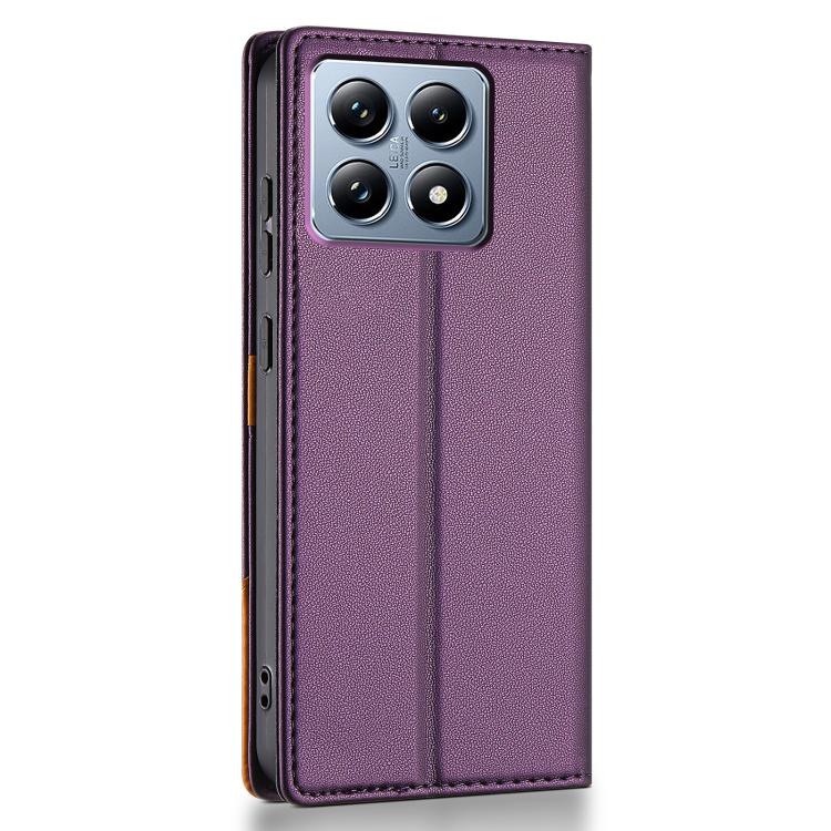 For Xiaomi 14T 5G N.BEKUS P3 RFID Stitching Magnetic Flip Leather Phone Case