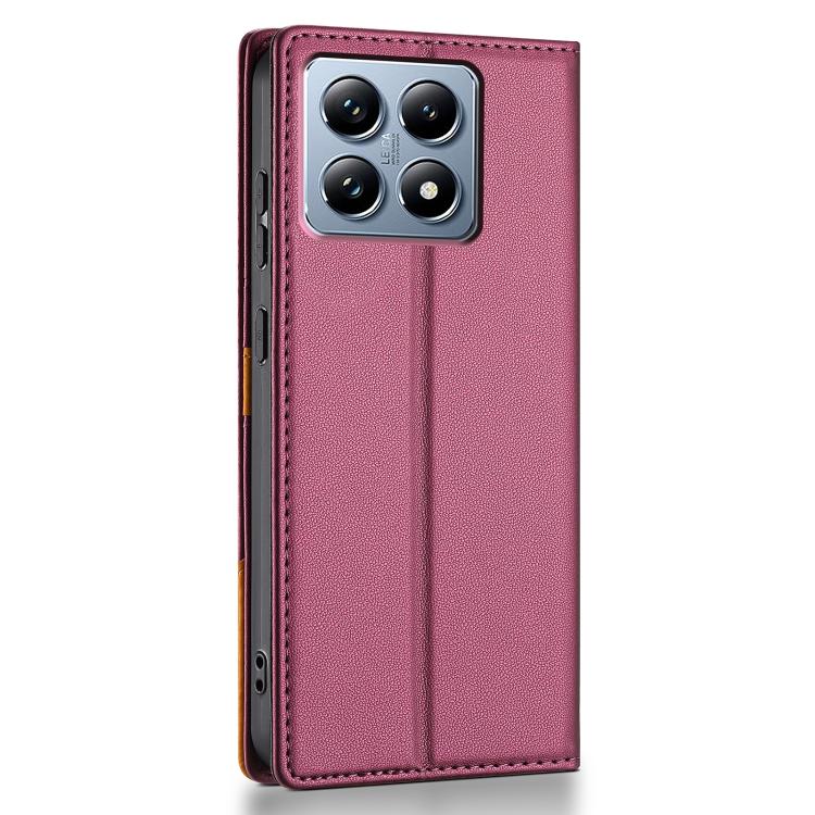 For Xiaomi 14T Pro 5G N.BEKUS P3 RFID Stitching Magnetic Flip Leather Phone Case
