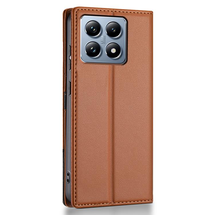 For Xiaomi 14T Pro 5G N.BEKUS P3 RFID Stitching Magnetic Flip Leather Phone Case