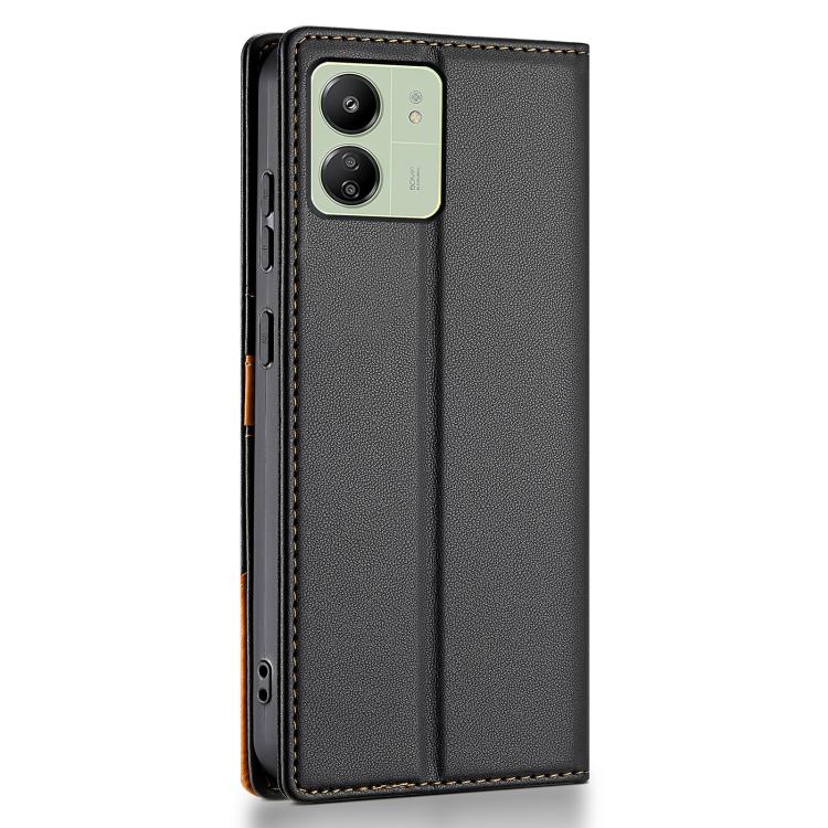 For Redmi 13C 4G / 5G / Poco C65 N.BEKUS P3 RFID Stitching Magnetic Flip Leather Phone Case