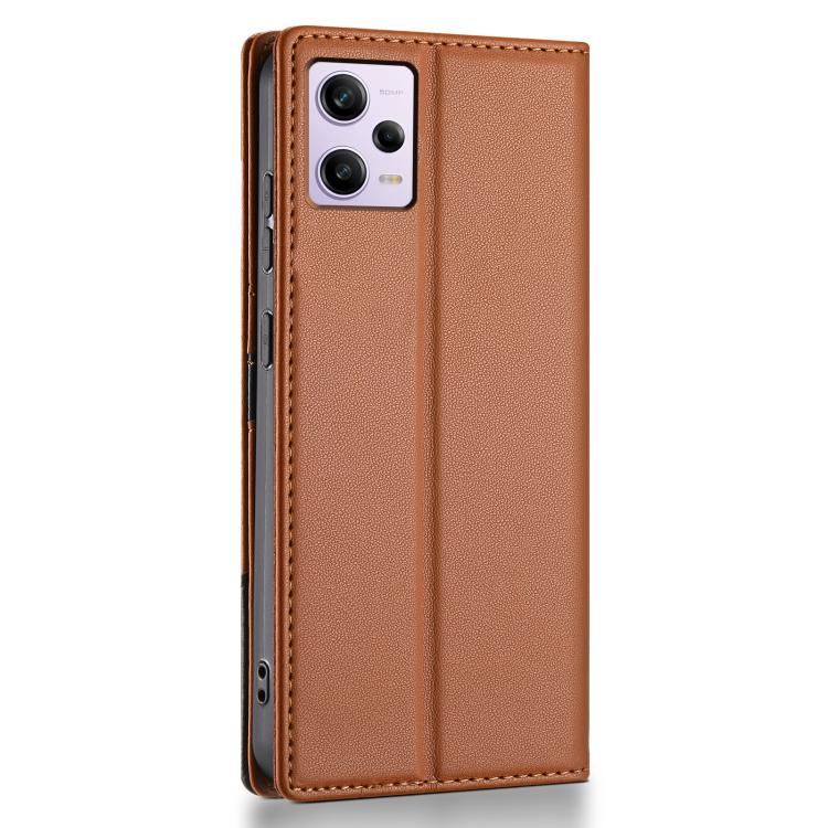 For Redmi Note 12 5G Global / Poco X5 N.BEKUS P3 RFID Stitching Magnetic Flip Leather Phone Case