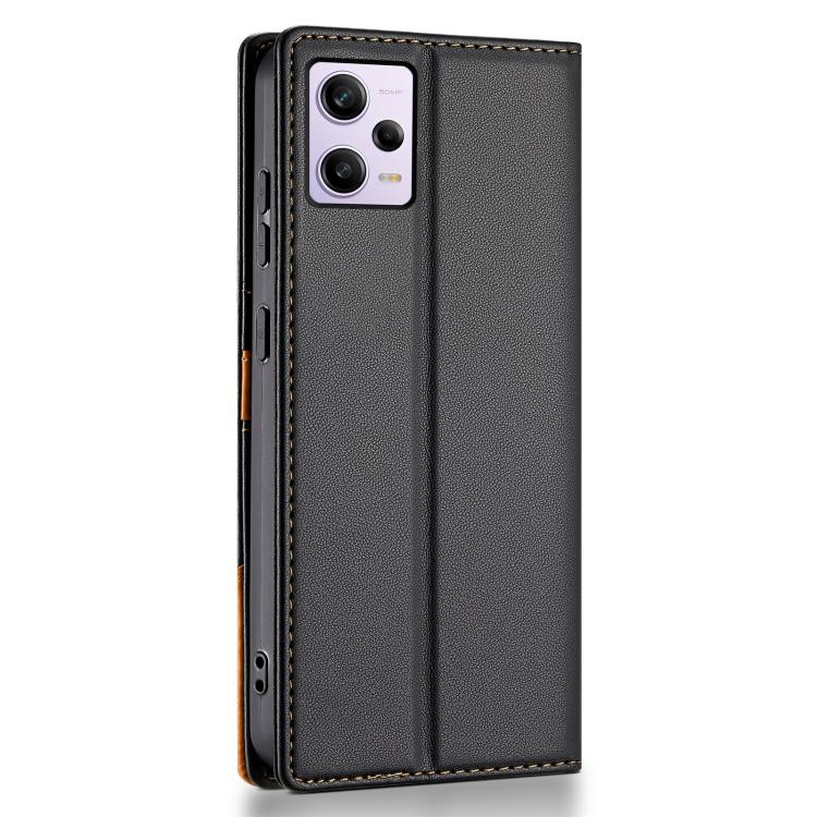For Redmi Note 12 Pro 5G Global N.BEKUS P3 RFID Stitching Magnetic Flip Leather Phone Case