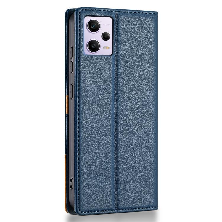 For Redmi Note 12 Pro 5G Global N.BEKUS P3 RFID Stitching Magnetic Flip Leather Phone Case