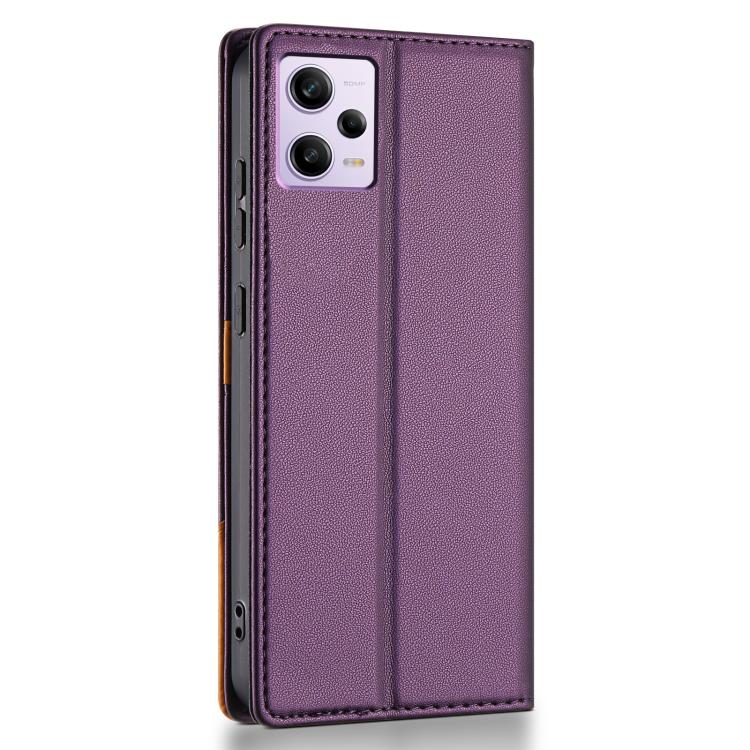 For Redmi Note 12 Pro 5G Global N.BEKUS P3 RFID Stitching Magnetic Flip Leather Phone Case