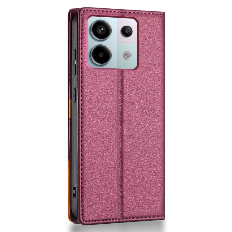 For Redmi Note 13 Pro 5G Global N.BEKUS P3 RFID Stitching Magnetic Flip Leather Phone Case