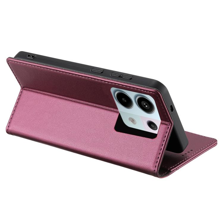 For Redmi Note 13 Pro 5G Global N.BEKUS P3 RFID Stitching Magnetic Flip Leather Phone Case