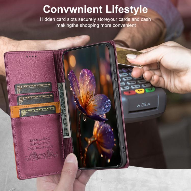 For Redmi Note 13 Pro 5G Global N.BEKUS P3 RFID Stitching Magnetic Flip Leather Phone Case