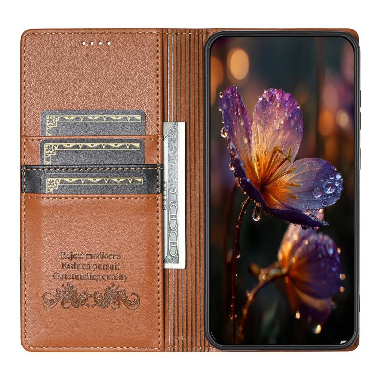 For Redmi Note 13 Pro 5G Global N.BEKUS P3 RFID Stitching Magnetic Flip Leather Phone Case