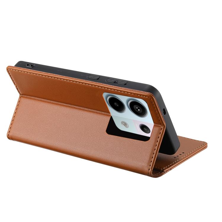 For Redmi Note 13 Pro 5G Global N.BEKUS P3 RFID Stitching Magnetic Flip Leather Phone Case
